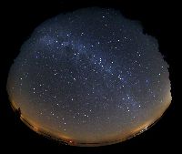 Milky Way over lake Glpe/ Milchstrae
                            ber dem Glper See