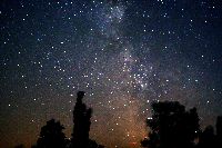 Centre of Milky Way over
                            Westhavelland/Milchstraßenzentrum über dem
                            Westhavelland