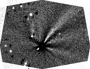 Hale-Bopp rotation radial-shift algorithm