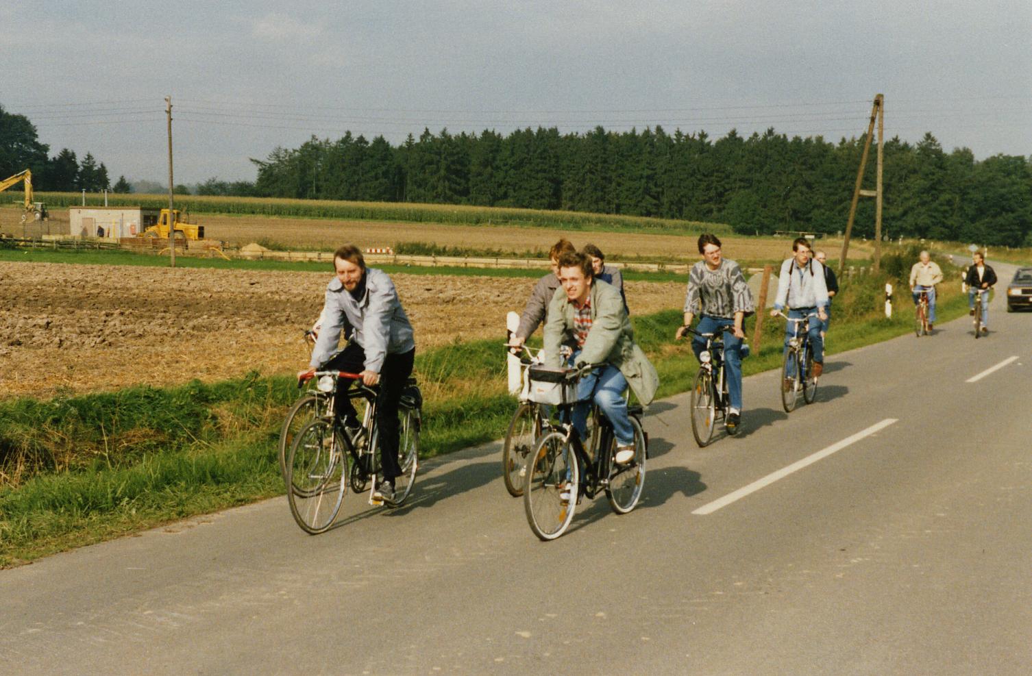 Fahradtour 1987 durch die Venner Egge